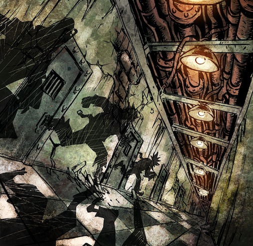 Page illustrée de la bande dessinée