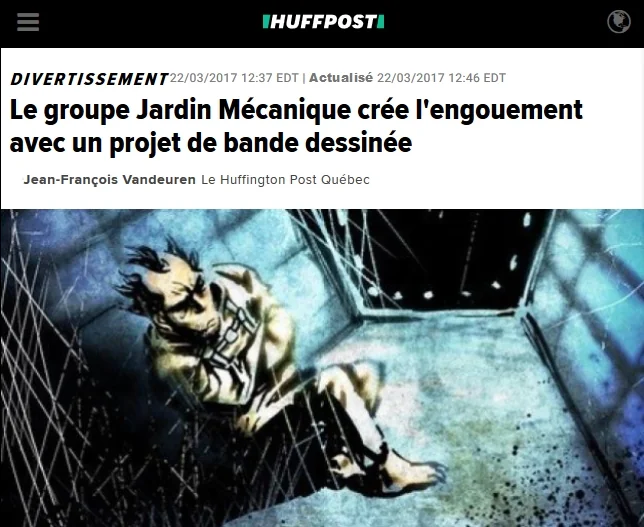 Article sur la bande dessinée Jardin Mécanique