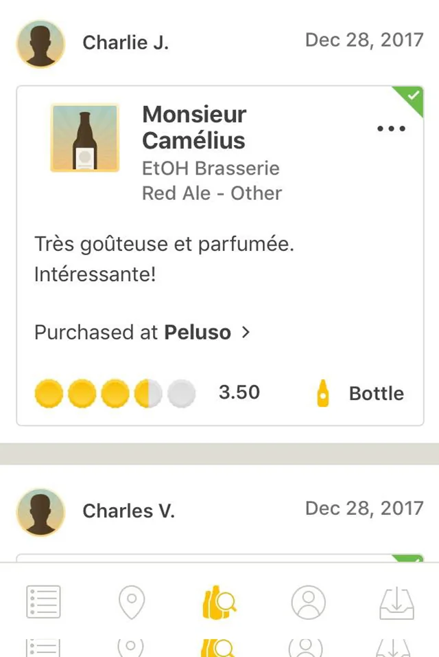 Avis Untappd sur MécaniThé