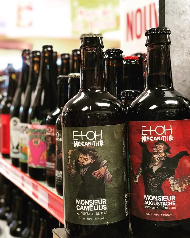 Bouteilles MécaniThé en magasin