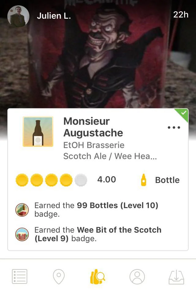 Avis Untappd sur MécaniThé